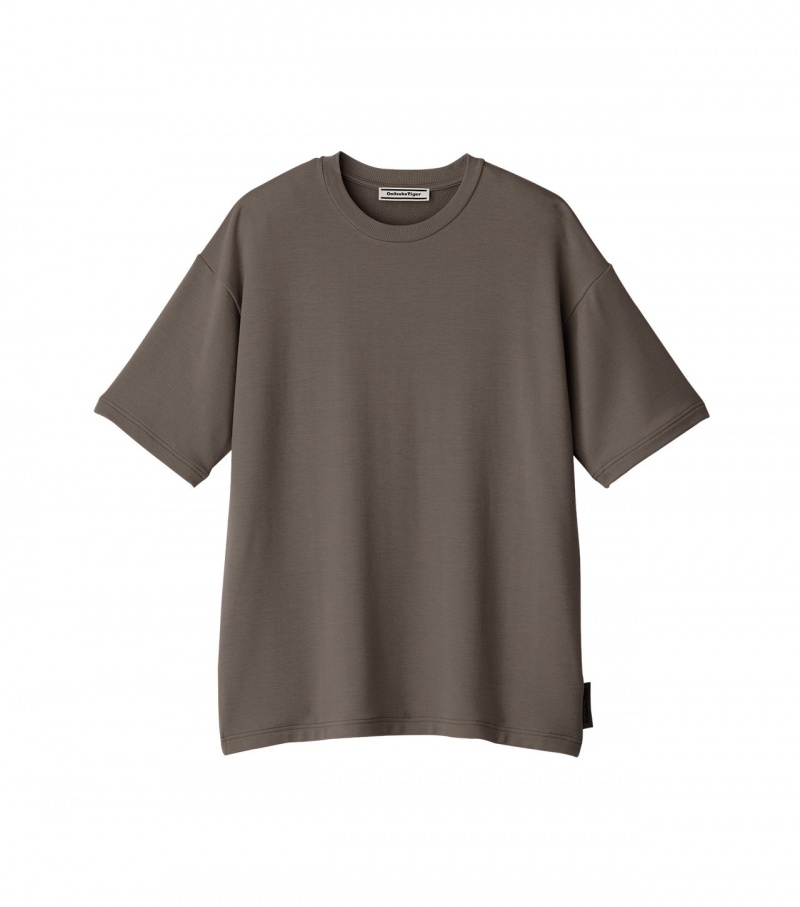 Grey Onitsuka Tiger T Shirts | 54689-ETRA