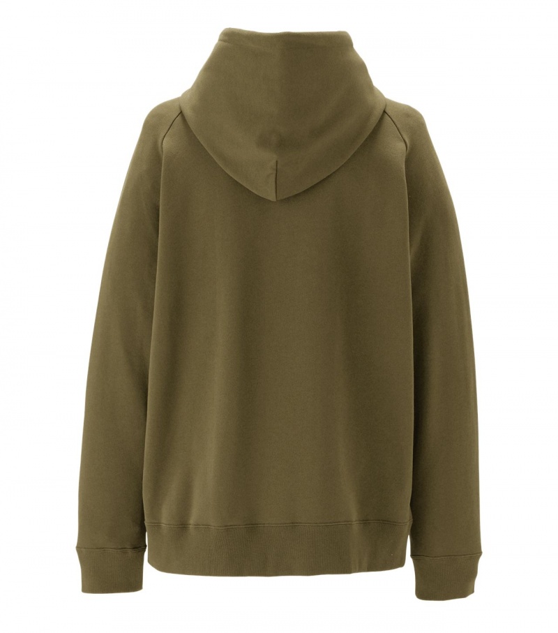 Khaki Onitsuka Tiger Sweat Hoodie | 58237-VZBT