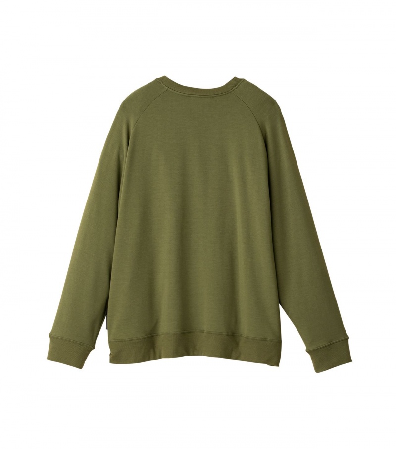 Khaki Onitsuka Tiger Sweatshirts | 29145-FBYD