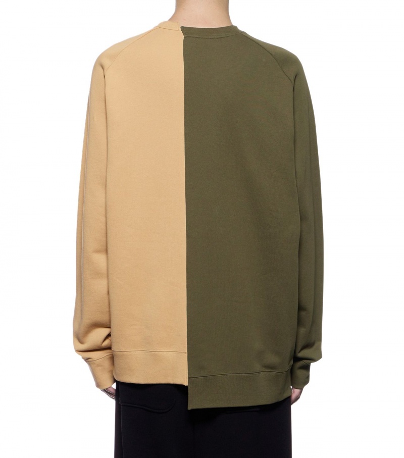 Khaki / Beige Onitsuka Tiger Sweat Tops | 23879-MLWG