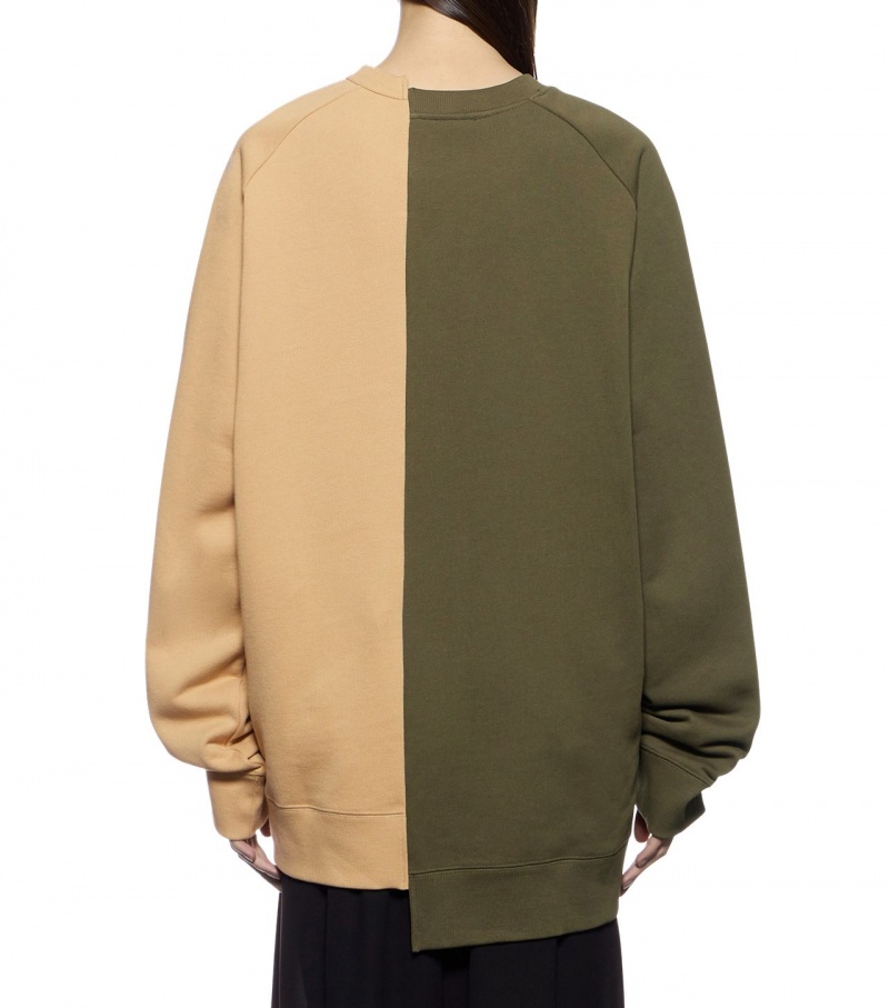 Khaki / Beige Onitsuka Tiger Sweat Tops | 23879-MLWG