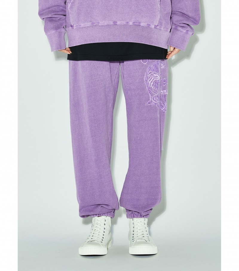 Lavender Onitsuka Tiger Sweat Pants | 74031-DIQZ