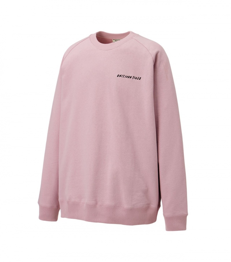 Lavender Onitsuka Tiger Sweat Tops | 42350-MXAU