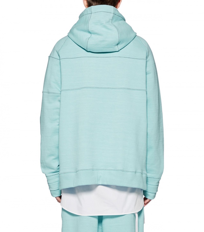 Light Blue Onitsuka Tiger Hoodie | 28017-YGED