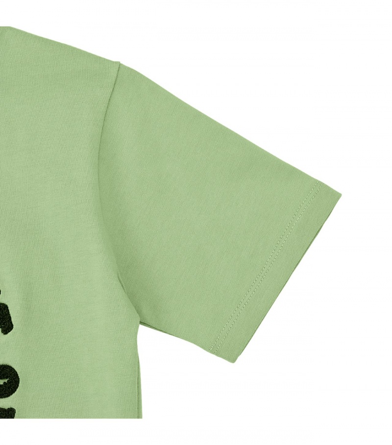 Light Green Onitsuka Tiger Graphic T Shirts | 28394-JXTE