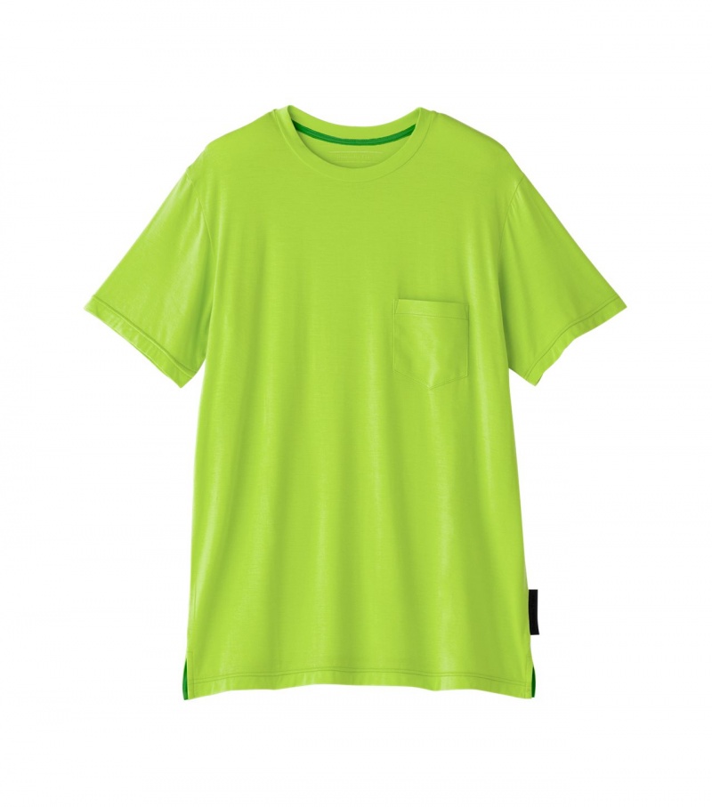 Light Green Onitsuka Tiger T Shirts | 32816-FIPB