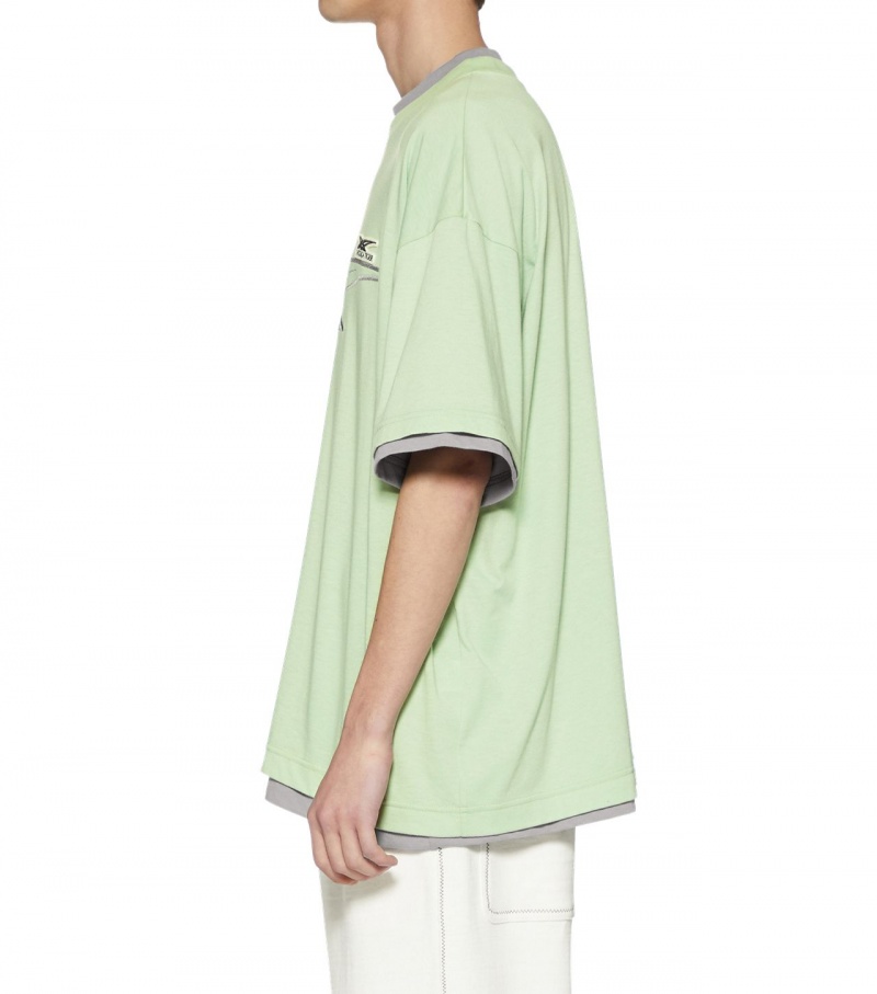 Light Green / Grey Onitsuka Tiger Ss Tops | 40536-ZKWD