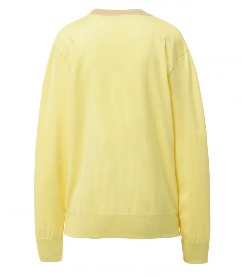 Light Yellow Onitsuka Tiger Cardigan | 36718-SNUH