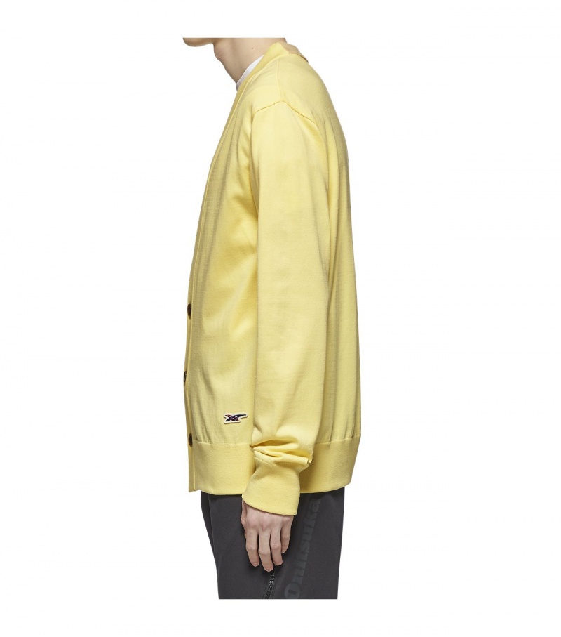 Light Yellow Onitsuka Tiger Cardigan | 36718-SNUH