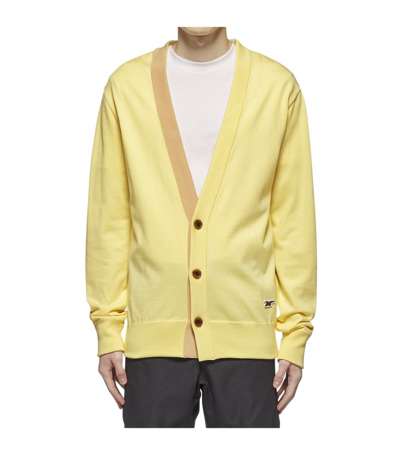 Light Yellow Onitsuka Tiger Cardigan | 96320-OGJL