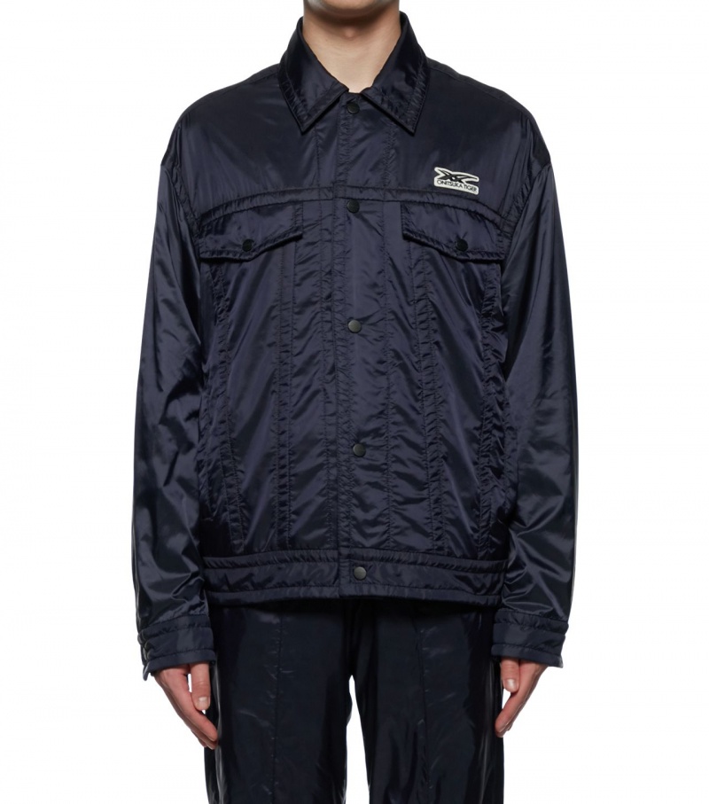 Navy Onitsuka Tiger Jackets | 61480-YFSH