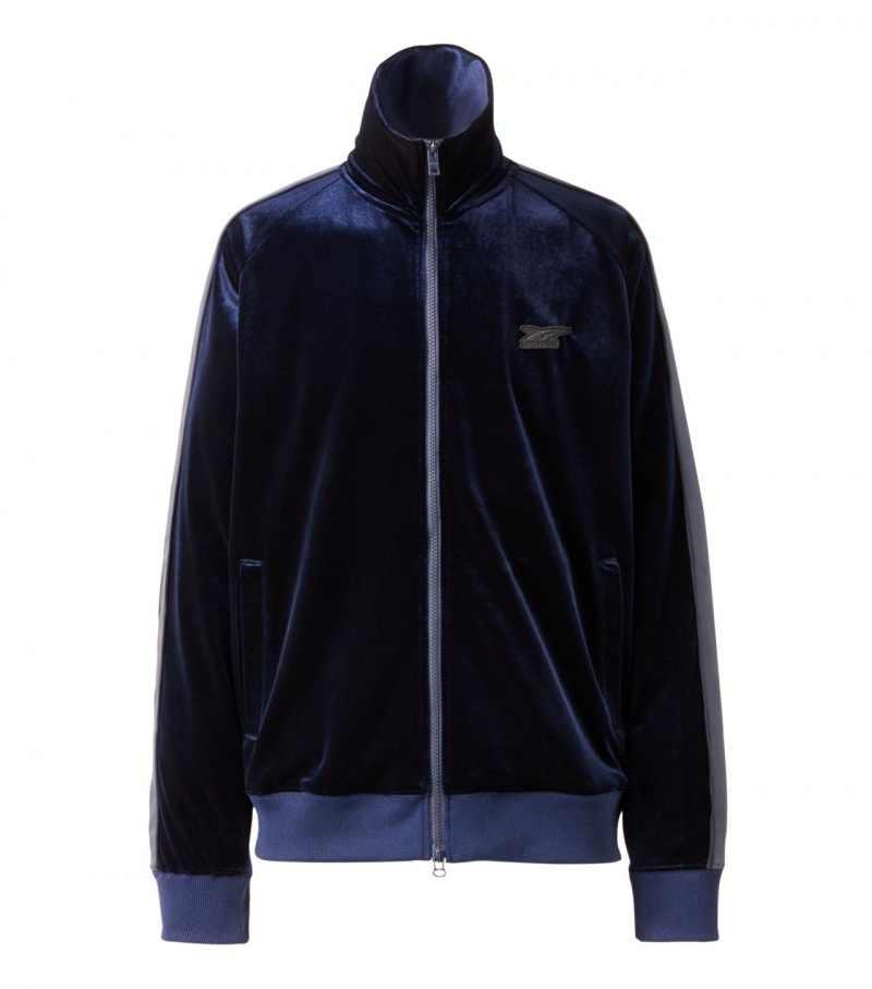 Navy Onitsuka Tiger Track Tops | 06518-BSQP