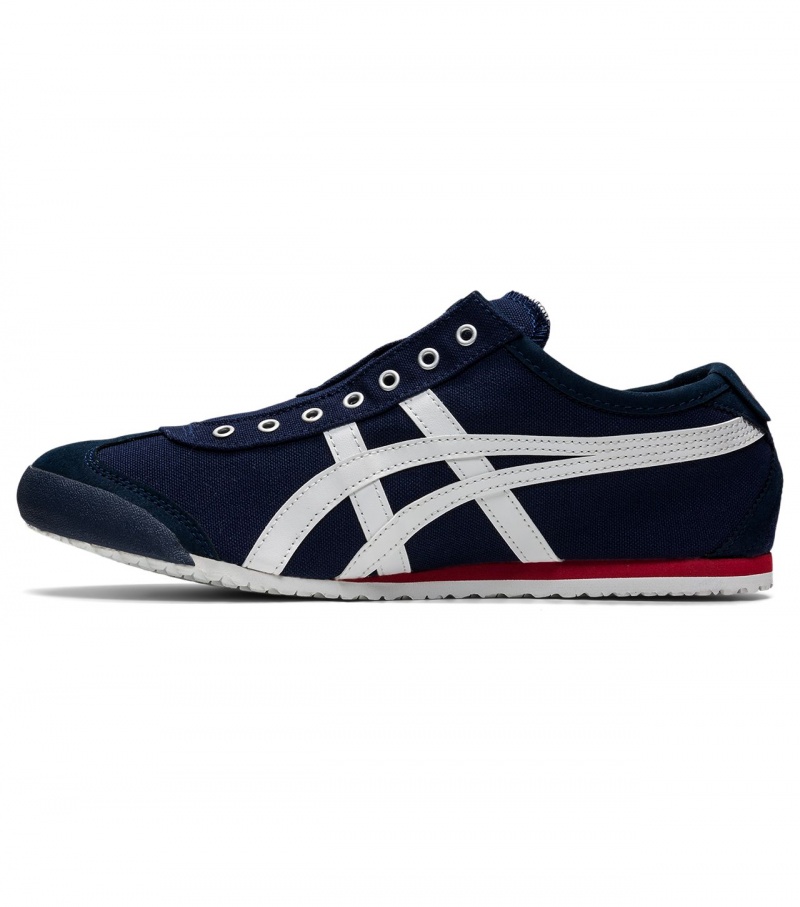 Navy / White Onitsuka Tiger Mexico 66 Slip-On | 75234-QPMY