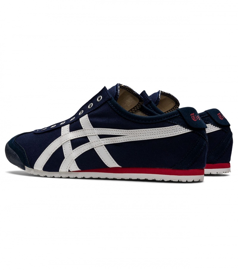 Navy / White Onitsuka Tiger Mexico 66 Slip-On | 75234-QPMY