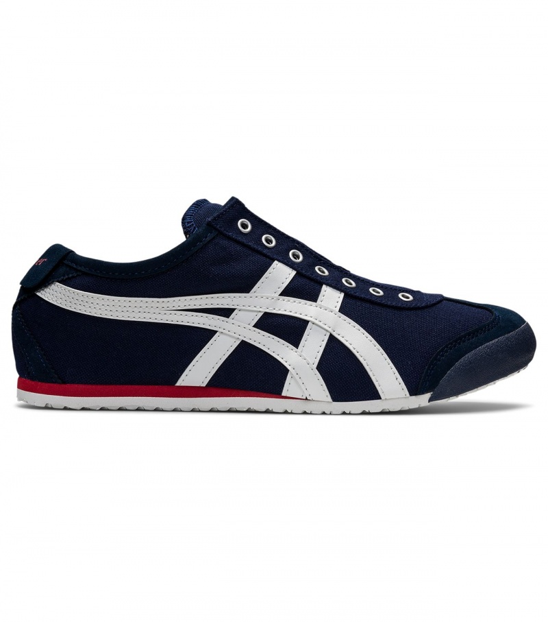 Navy / White Onitsuka Tiger Mexico 66 Slip-On | 75234-QPMY