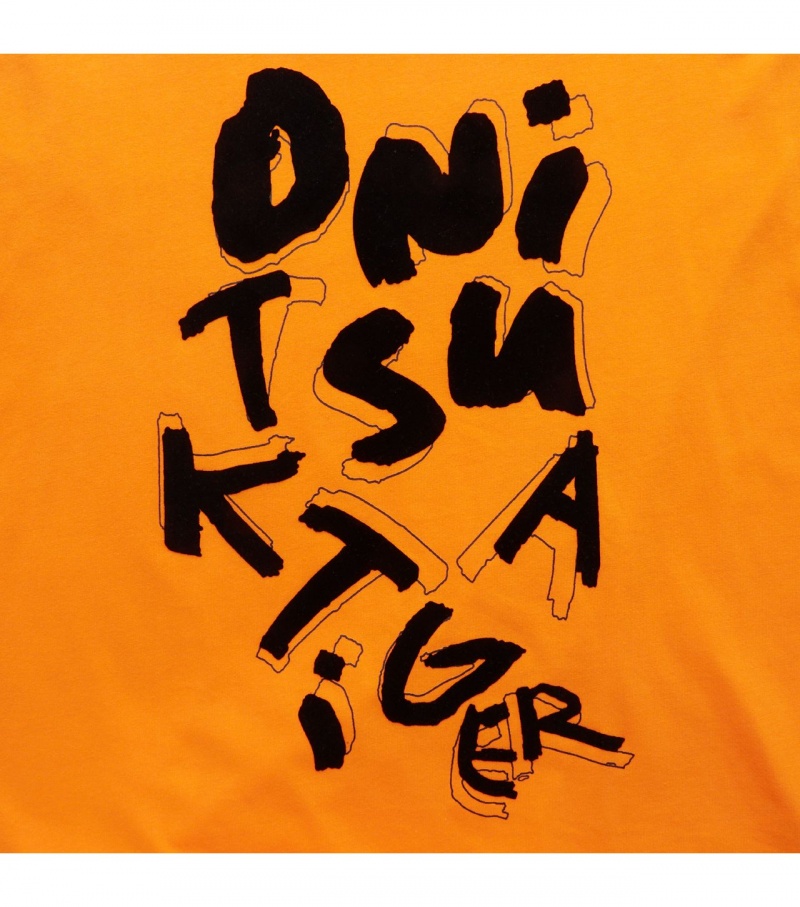 Orange Onitsuka Tiger T Shirts | 23715-KHYS