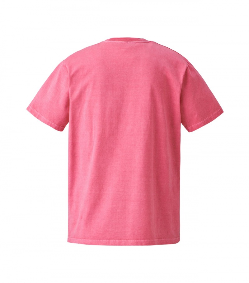 Pink Onitsuka Tiger Graphic T Shirts | 79865-HPTY