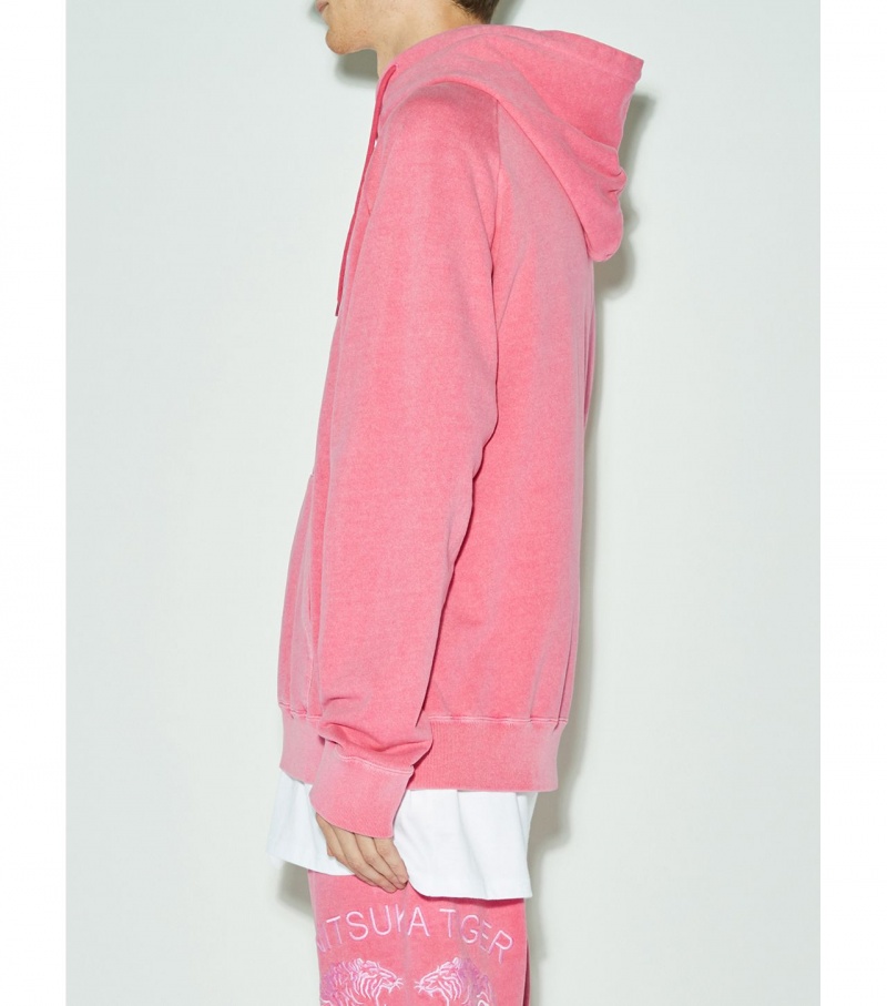 Pink Onitsuka Tiger Sweat Hoodie | 38091-RNLI