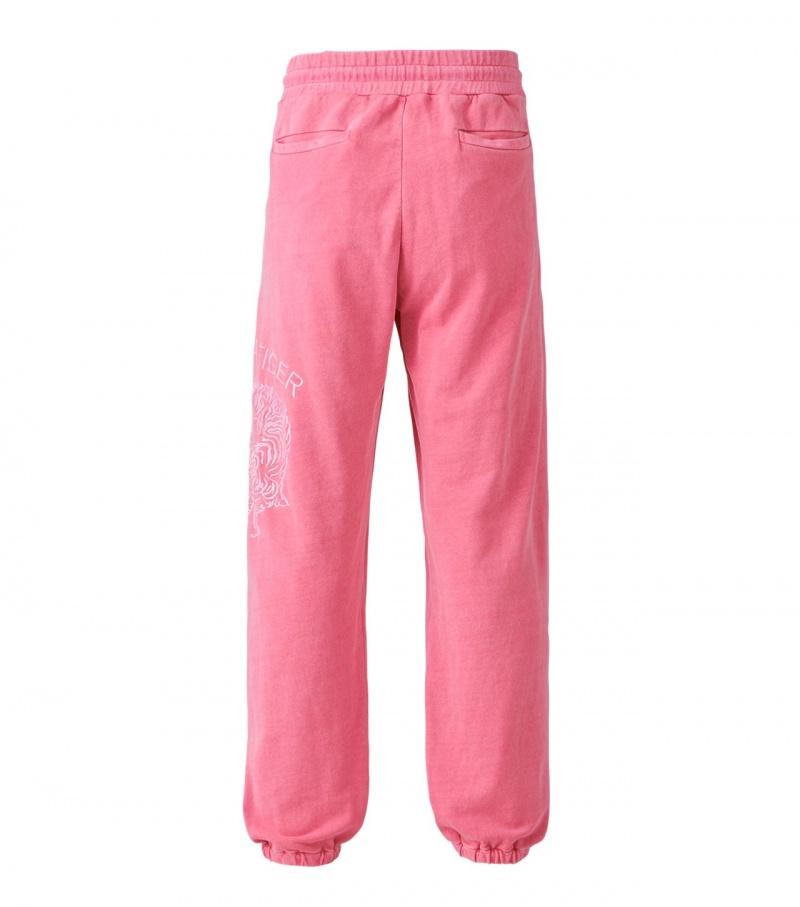 Pink Onitsuka Tiger Sweat Pants | 34981-JDPU