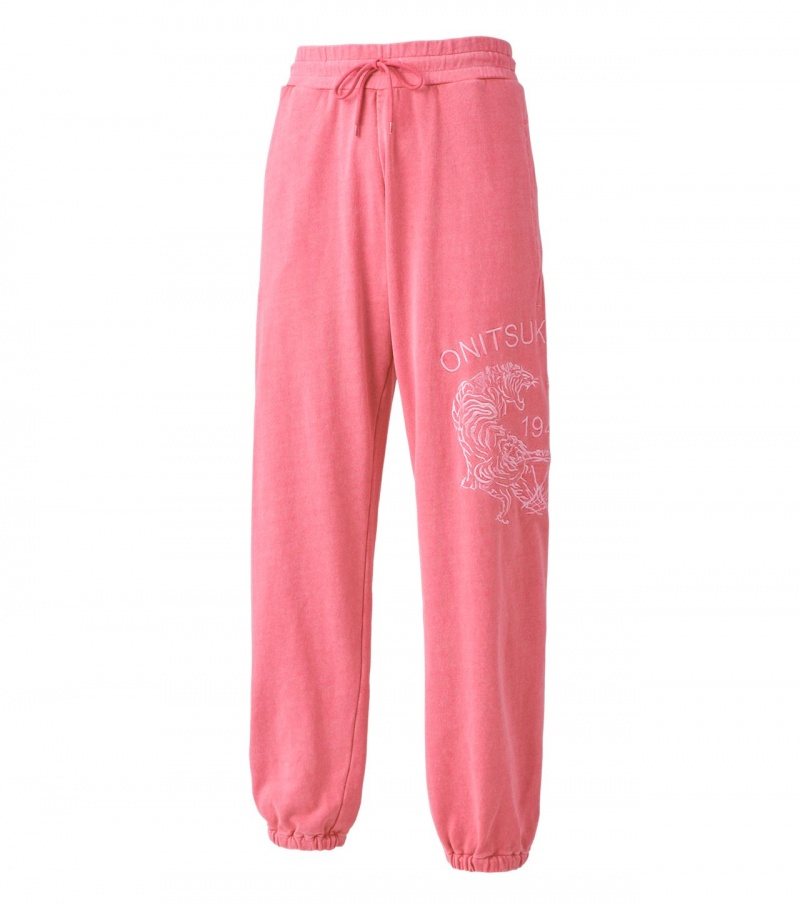 Pink Onitsuka Tiger Sweat Pants | 34981-JDPU