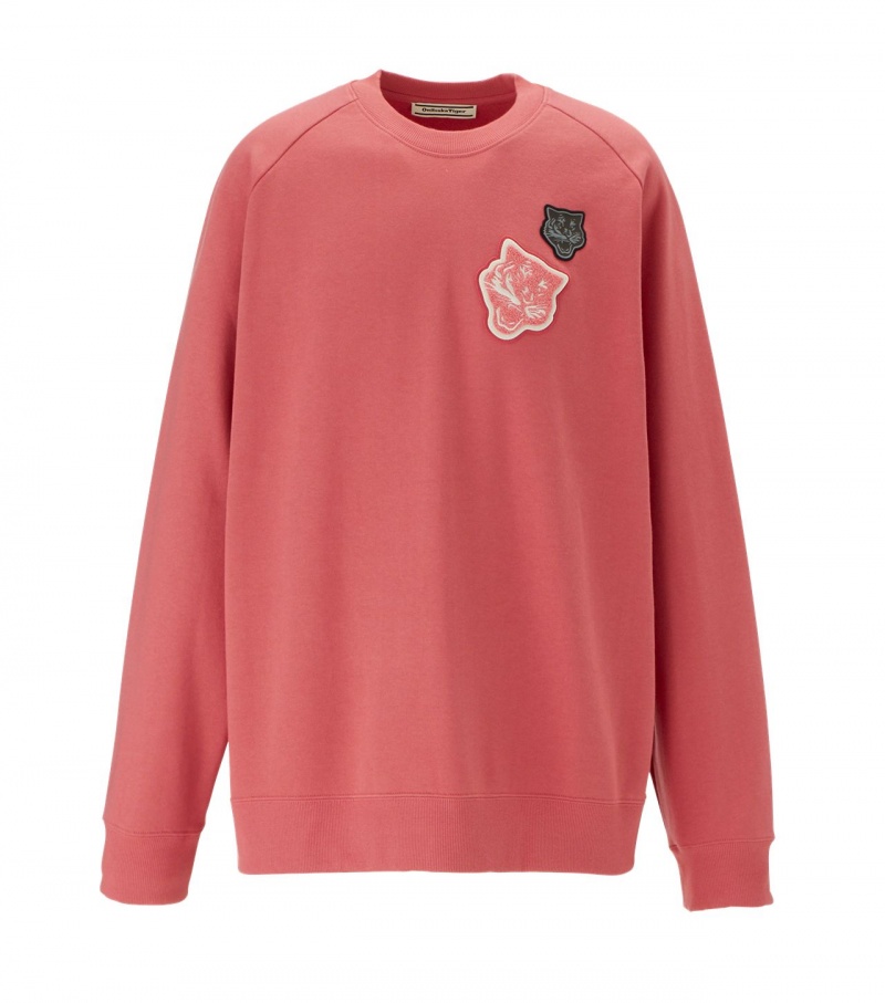 Pink Onitsuka Tiger Sweat Tops | 70562-JSVG