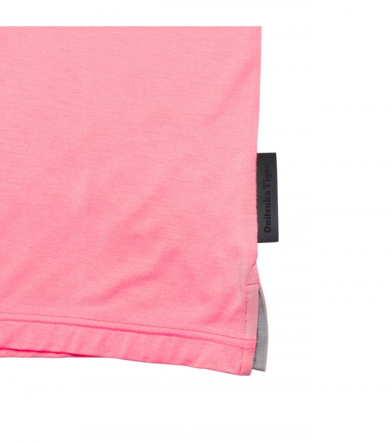 Pink Onitsuka Tiger Sweatshirts | 06547-INOH