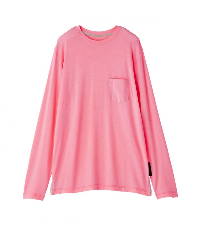 Pink Onitsuka Tiger Sweatshirts | 06547-INOH