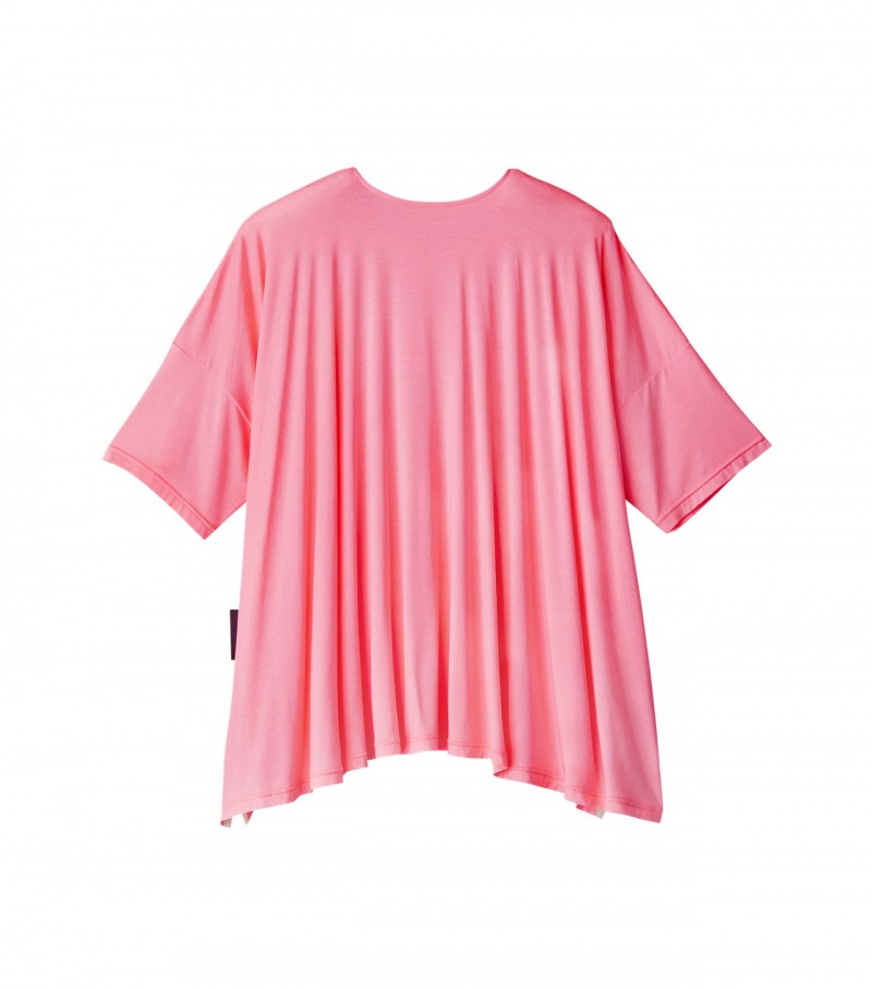 Pink Onitsuka Tiger T Shirts | 81502-ZRDB