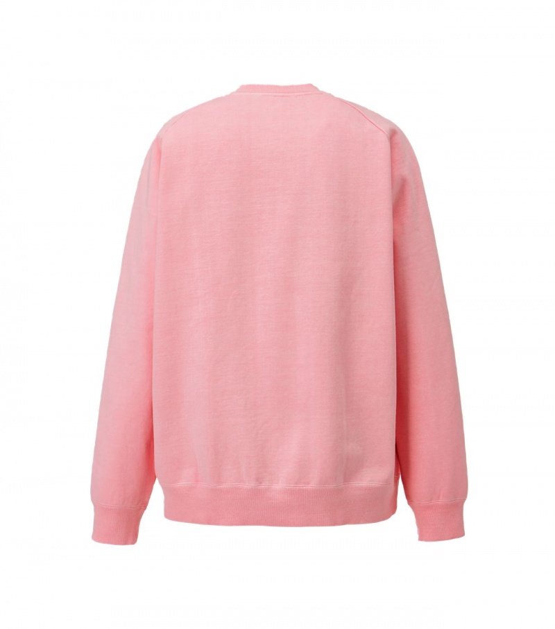 Pink Onitsuka Tiger Washed Ls Tops | 98412-FQJW