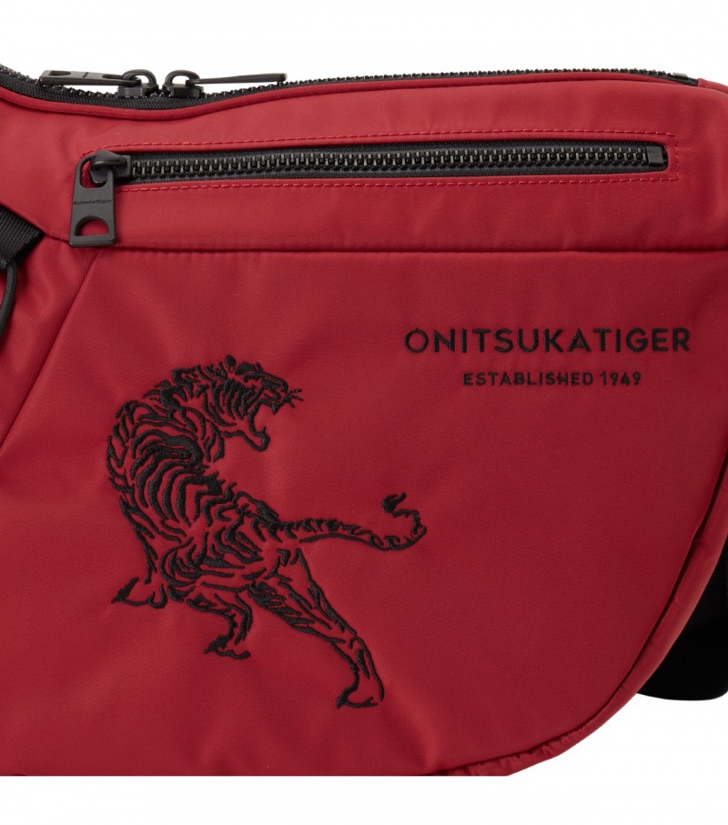 Red Onitsuka Tiger Messenger Bag | 28361-ZRAB