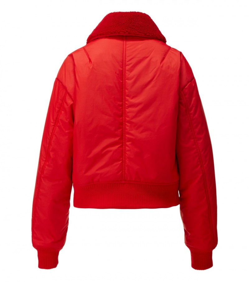 Red Onitsuka Tiger Ws Blouson Jackets | 41785-YZHA