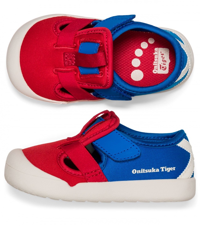 Red / Blue Onitsuka Tiger Mexico 66 Sandal | 64310-KFUJ