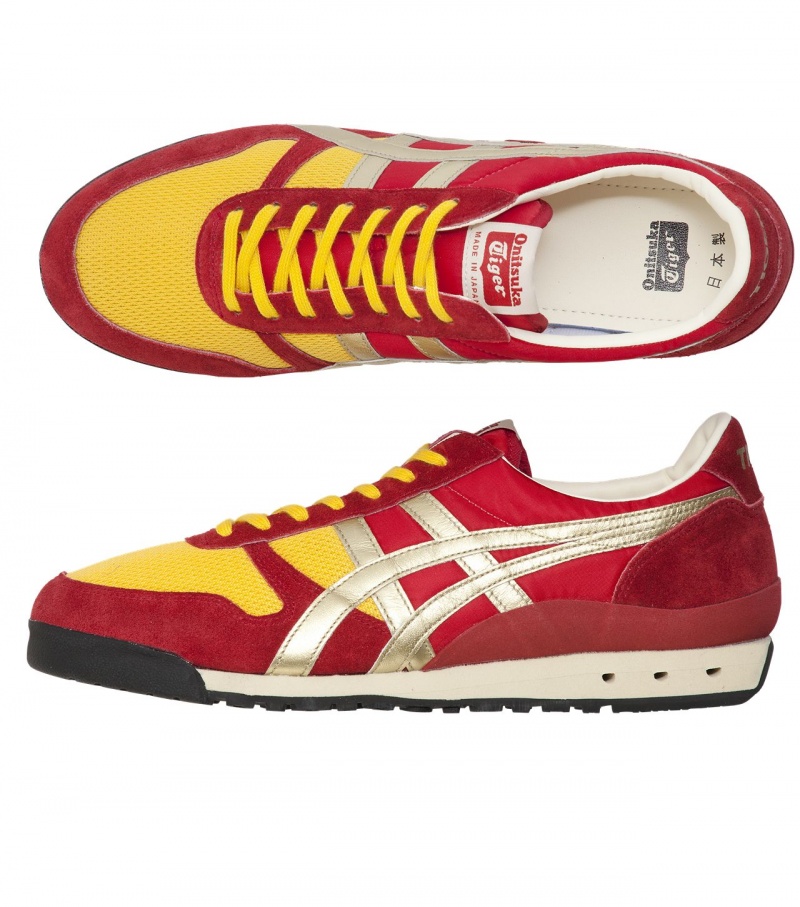 Red / Gold Onitsuka Tiger Ultimate 81 Nm | 51369-EWFU