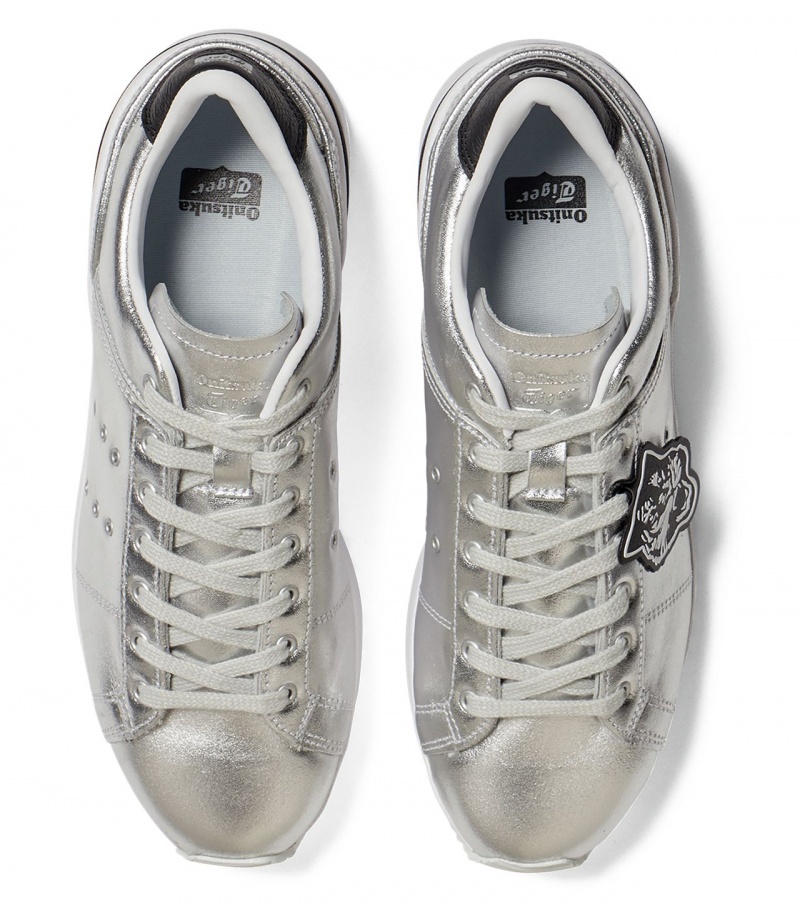 Silver Onitsuka Tiger Lawnship Pf | 72389-DMYV