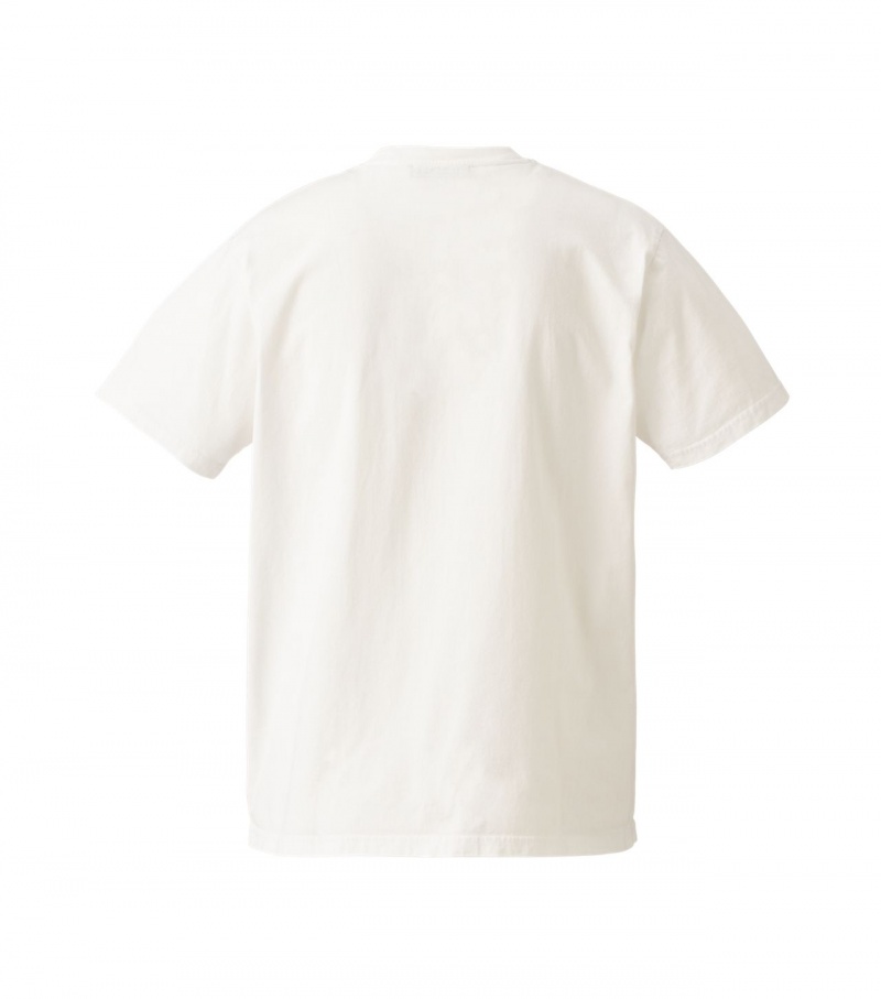 White Onitsuka Tiger Graphic T Shirts | 59213-SZWR