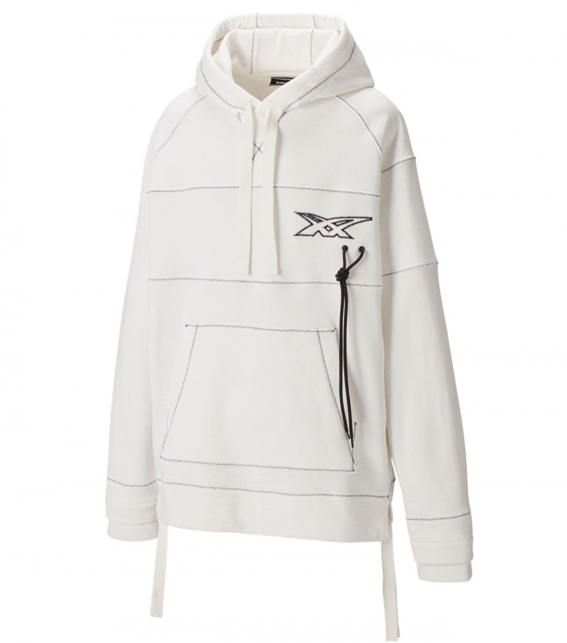 White Onitsuka Tiger Hoodie | 26397-YIWR