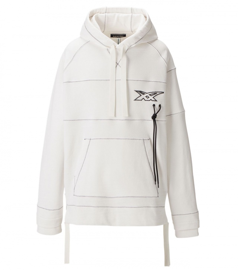 White Onitsuka Tiger Hoodie | 29518-LRKZ