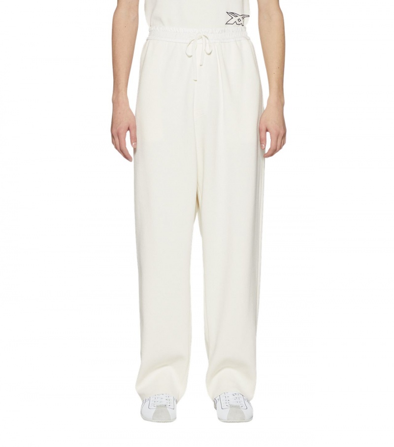 White Onitsuka Tiger Knit Pants | 86024-SXDY