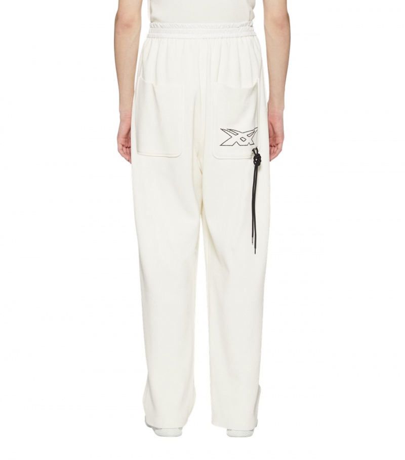 White Onitsuka Tiger Knit Pants | 86024-SXDY