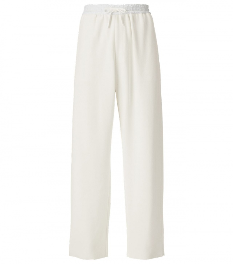 White Onitsuka Tiger Knit Pants | 86024-SXDY