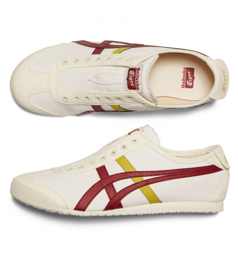 White Onitsuka Tiger Mexico 66 Slip-On | 80456-ZIPK