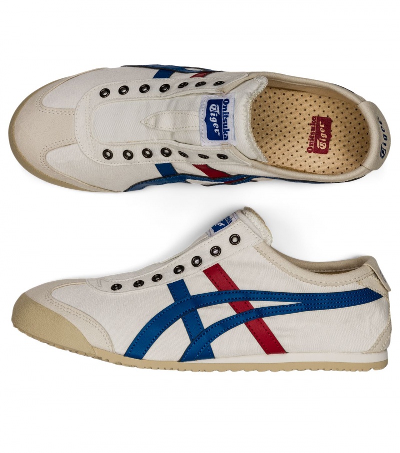 White Onitsuka Tiger Mexico 66 Slip-On | 82467-KQRA