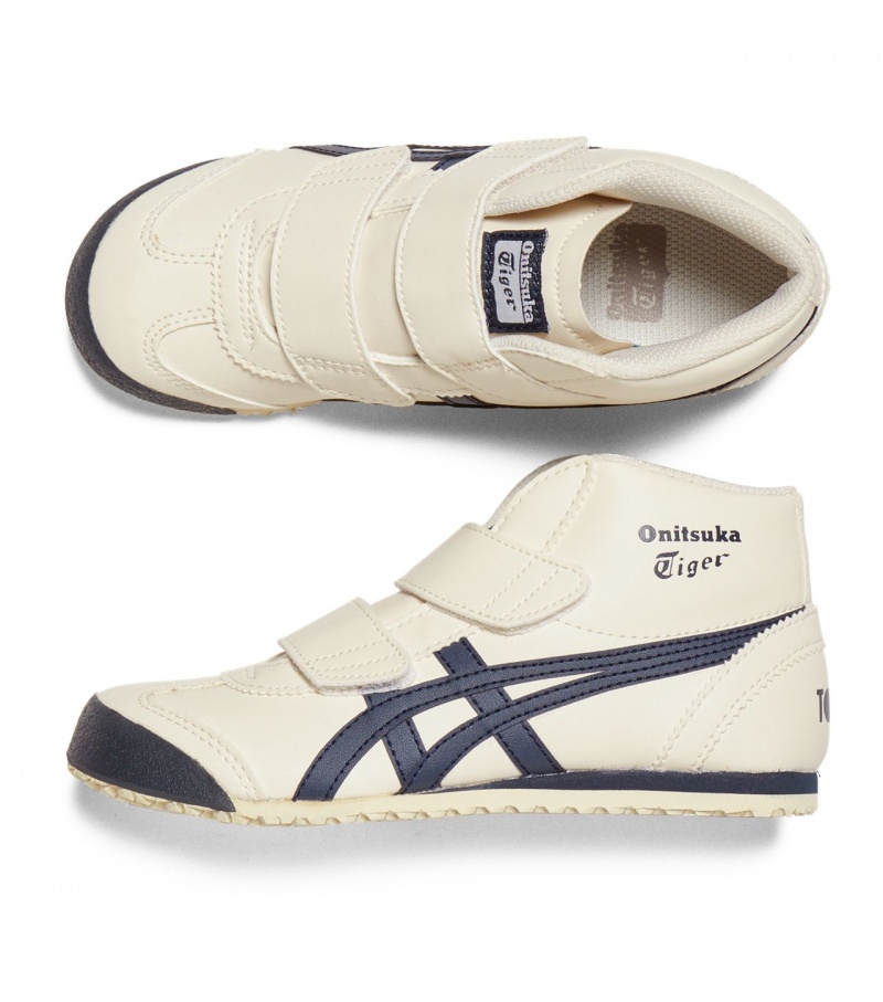 White Onitsuka Tiger Mexico Mid Runner | 07136-CSKA