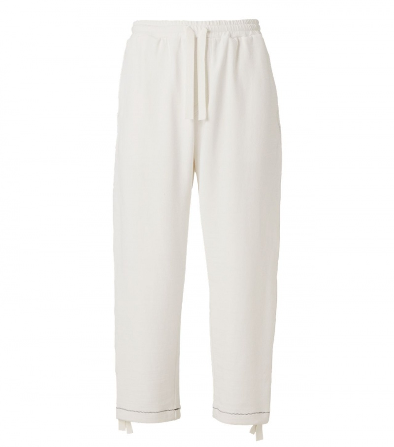 White Onitsuka Tiger Pants | 23496-TDLC