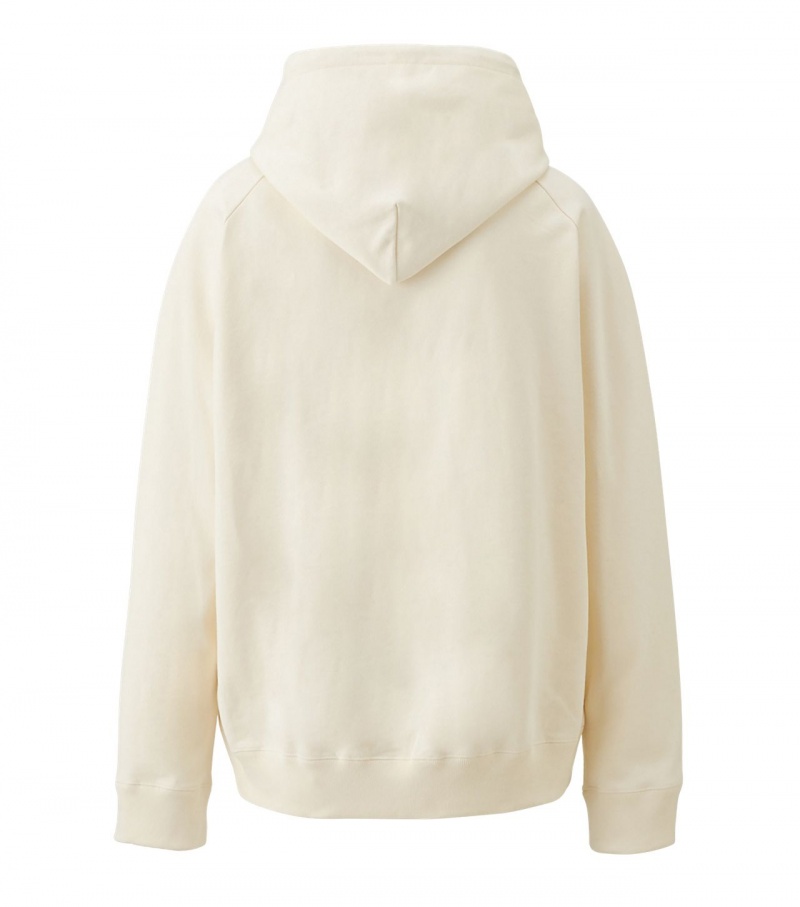 White Onitsuka Tiger Sweat Hoodie | 71542-JCGZ