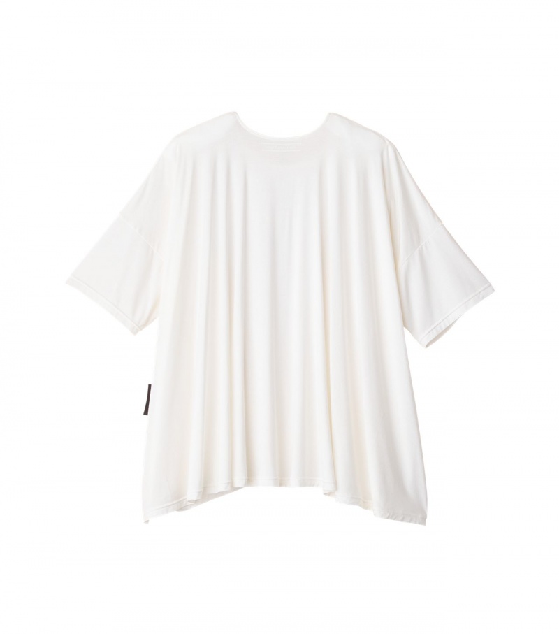 White Onitsuka Tiger T Shirts | 07538-PCIV