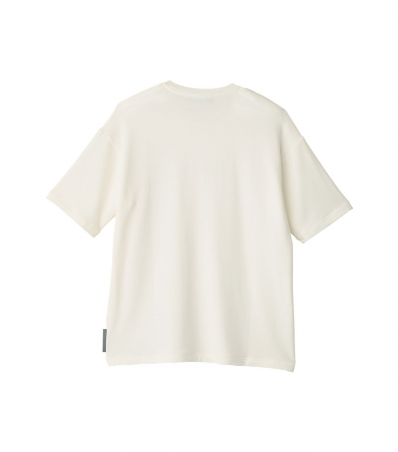 White Onitsuka Tiger T Shirts | 30429-AKFO