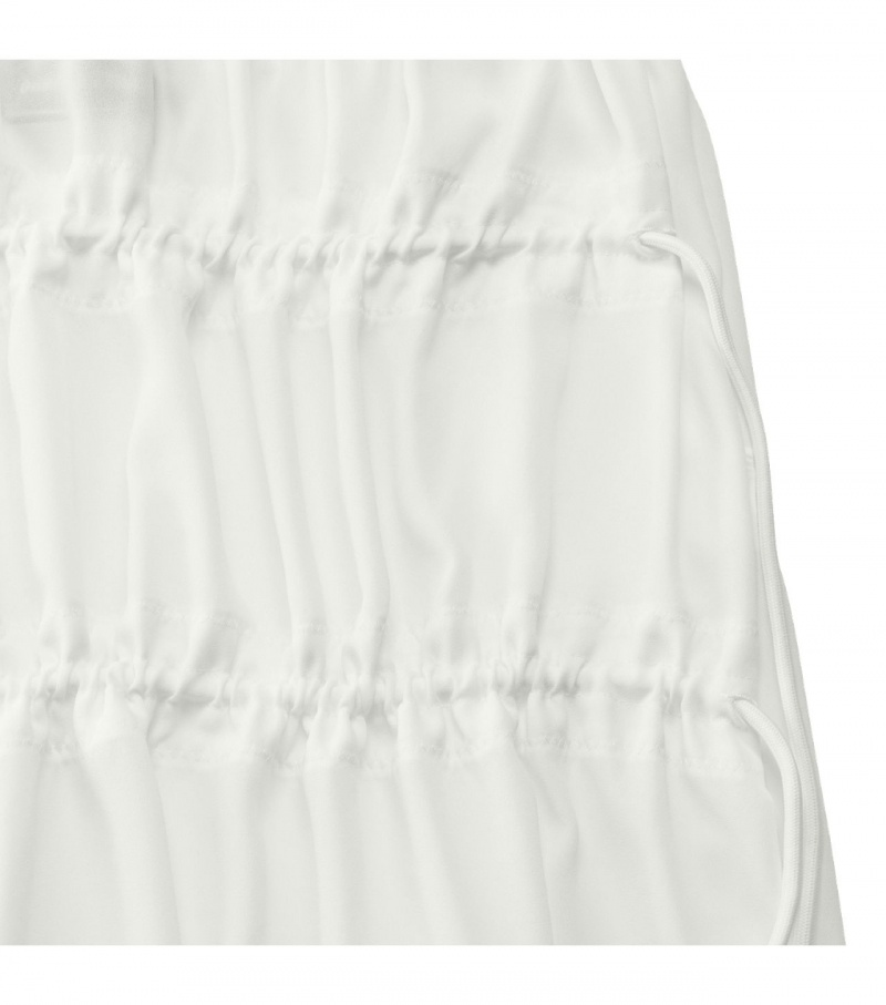 White Onitsuka Tiger Ws Long Skirts | 58231-VMXF