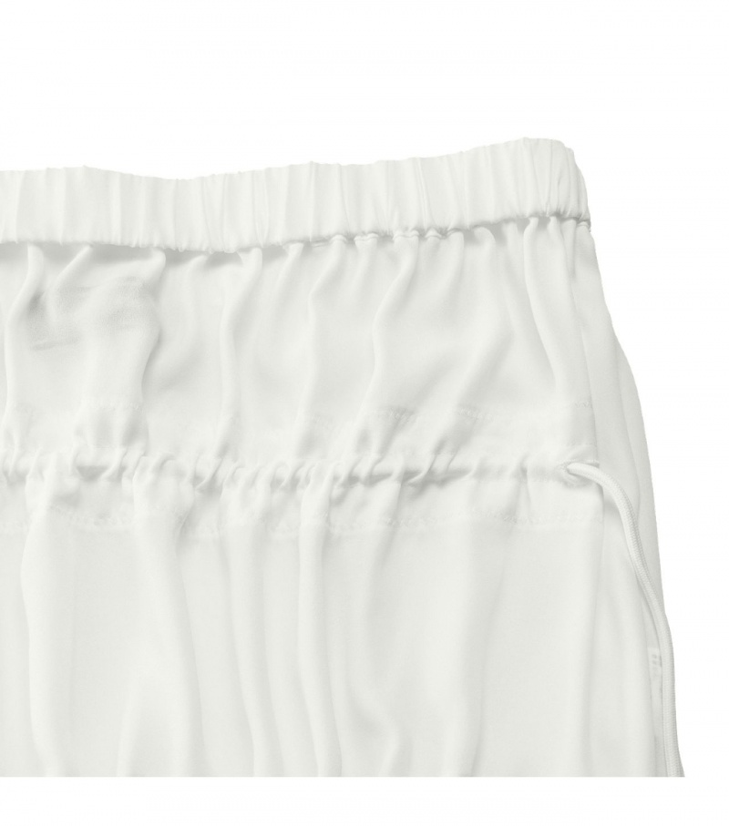 White Onitsuka Tiger Ws Long Skirts | 58231-VMXF