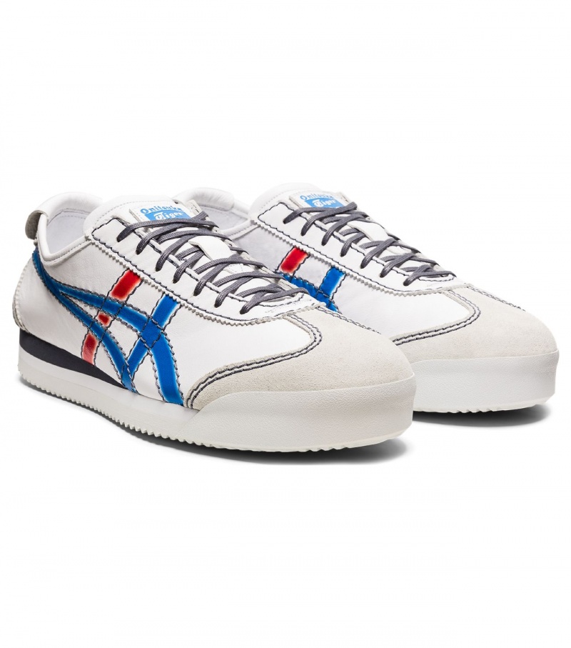 White / Blue Onitsuka Tiger Mexico 66 Sd Pf | 61927-MEYK